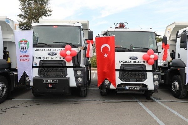 Akçaabat’ın araç parkı sürekli gelişiyor 2