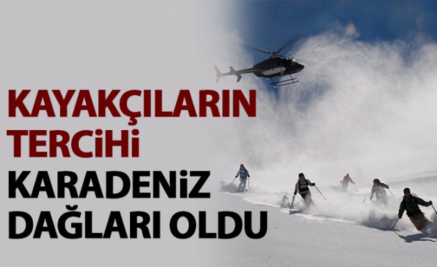 Kayakçıların tercihi Karadeniz dağları oldu 1