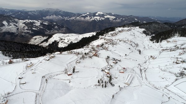 Ordu'dan kartpostallık kar görüntüleri 2