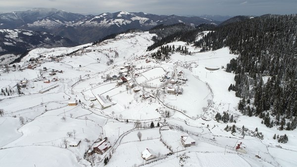 Ordu'dan kartpostallık kar görüntüleri 4