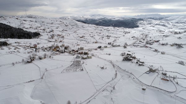 Ordu'dan kartpostallık kar görüntüleri 6