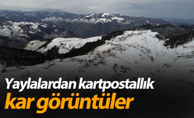 Ordu'dan kartpostallık kar görüntüleri 1