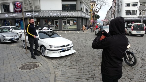 Filmden etkilenen Trabzonlu aracını bu hale getirdi 8