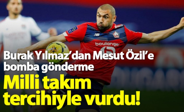 Burak Yılmaz'dan Mesut Özil'e bomba gönderme 1