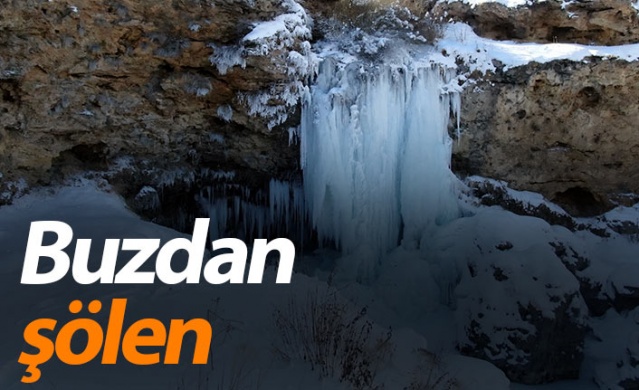 Sırakayalar Şelalesi'nde buzdan şölen 1