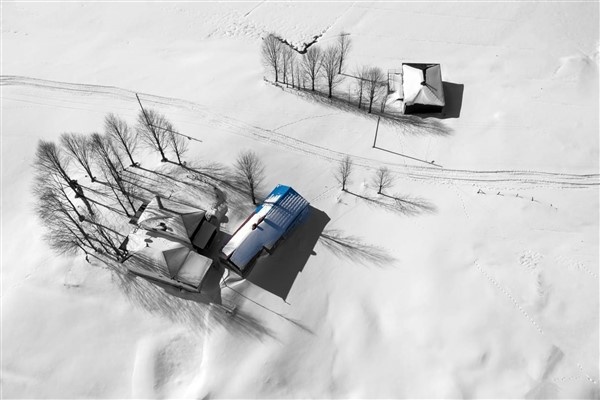 Karadeniz yaylalarında kar güzelliği 14