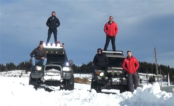 Karadeniz yaylalarında kar güzelliği 5