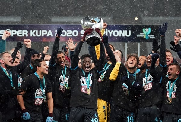 Trabzonspor Süper Kupa zaferinden kareler.27 Ocak 2021 9