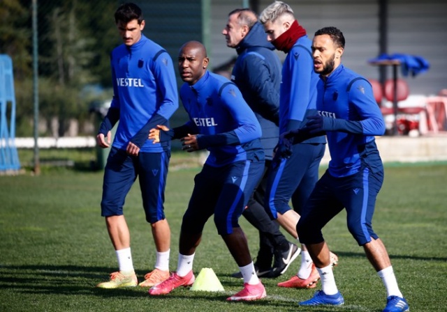 Trabzonspor Beşiktaş maçına hazır. 30 Ocak 2021 9