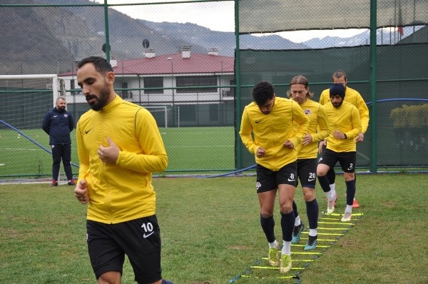 Hekimoğlu Trabzon taktik çalıştı 8