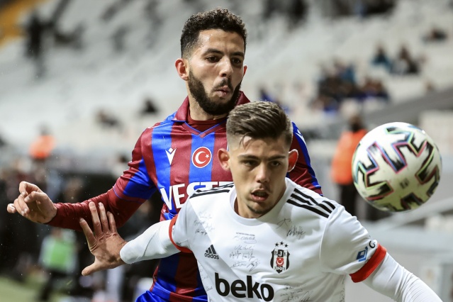 Beşiktaş-Trabzonspor maçından kareler. 30 Ocak 2021 6