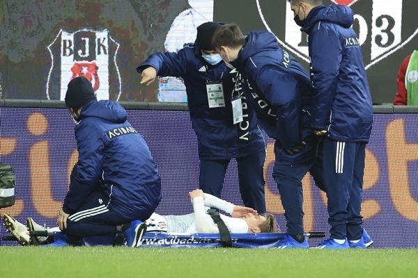 Beşiktaş-Trabzonspor maçından kareler. 30 Ocak 2021 14