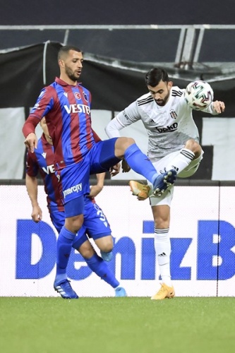 Beşiktaş-Trabzonspor maçından kareler. 30 Ocak 2021 15