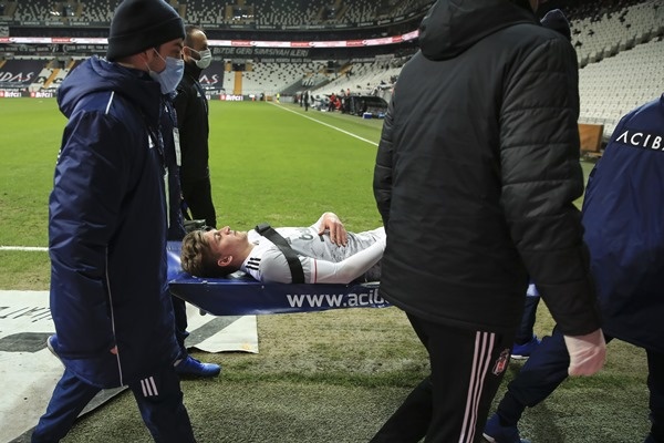 Beşiktaş-Trabzonspor maçından kareler. 30 Ocak 2021 16