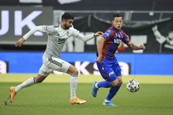 Beşiktaş-Trabzonspor maçından kareler. 30 Ocak 2021 17