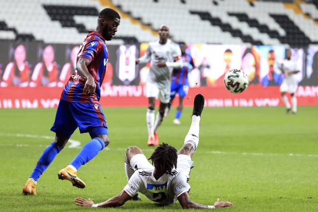 Beşiktaş-Trabzonspor maçından kareler. 30 Ocak 2021 22