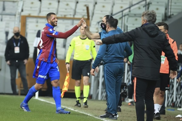 Beşiktaş-Trabzonspor maçından kareler. 30 Ocak 2021 35