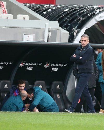 Beşiktaş-Trabzonspor maçından kareler. 30 Ocak 2021 41