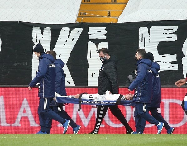 Beşiktaş-Trabzonspor maçından kareler. 30 Ocak 2021 46