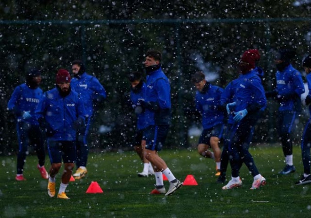 Trabzonspor Başakşehir'e hazırlanıyor 14