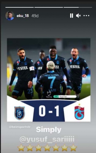 Trabzonsporlu futbolculardan galibiyet paylaşımları! İki önemli detay 10