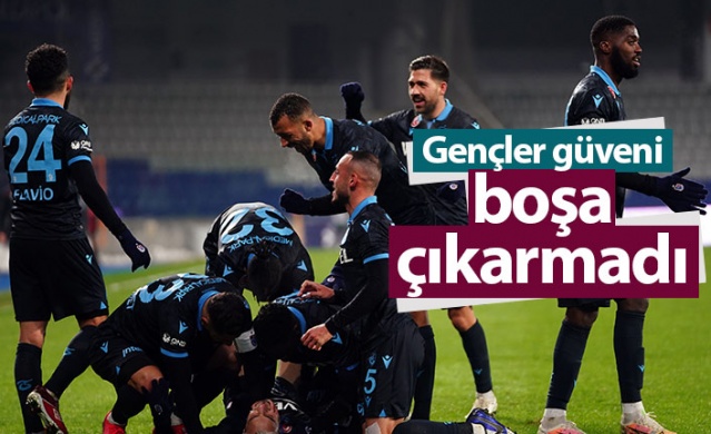 Trabzonspor'da gençler güveni boşa çıkarmadı 1