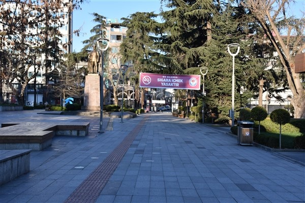 Trabzon sokaklarında sessizlik hakim 2