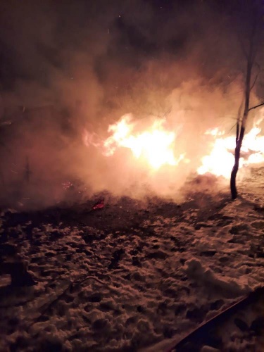 Trabzon'da yangın! Tek katlı ev ile samanlıkta yangın 4