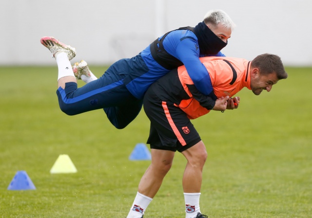 Trabzonspor'da Fenerbahçe karşılaşması hazırlıkları sürüyor. 26 Şubat 2021 2