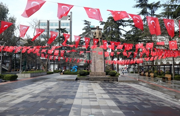 Trabzon sokaklarında kısıtlama sessizliği 14