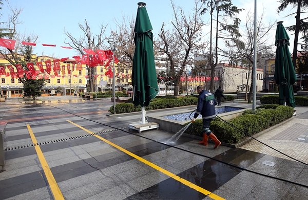 Trabzon sokaklarında kısıtlama sessizliği 9