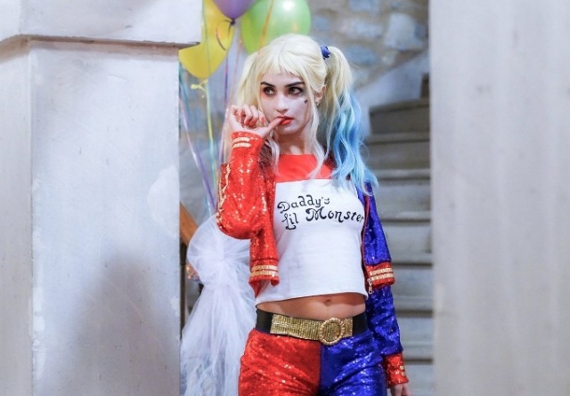 Tuba Büyüküstün 'Harley Quinn' oldu 2