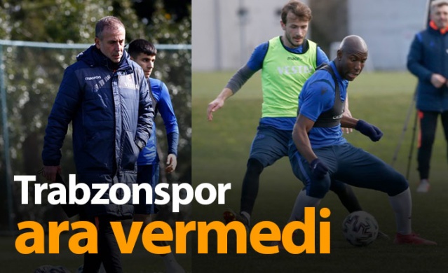 Trabzonspor ara vermeden çalışmaya başladı 1
