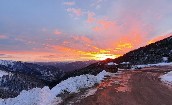 Zigana Dağında muhteşem günbatımı manzaraları 5