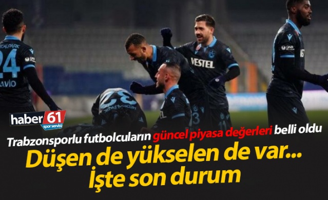 Trabzonsporlu futbolcuların güncel değerleri 17.03.2021 1