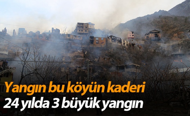 Artvin'deki yangında son durum! Yangın bu köyün kaderi 1