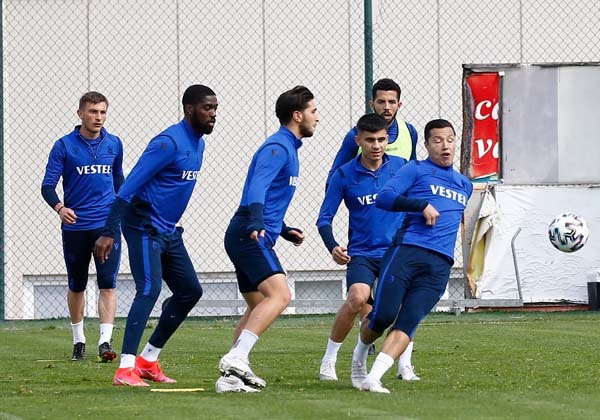 Trabzonspor  MKE Ankaragücü ile sahasında yapacağı maçın hazırlıklarını sürdürdü. 18 Mart 2021 19