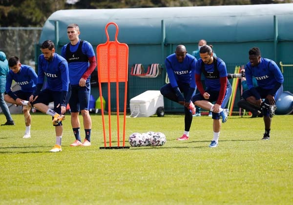 Trabzonspor  MKE Ankaragücü ile sahasında yapacağı maçın hazırlıklarını sürdürdü. 18 Mart 2021 11