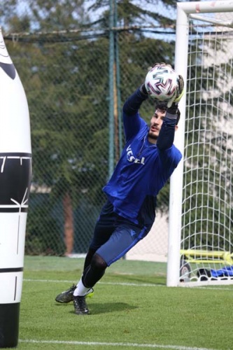 Trabzonspor  MKE Ankaragücü ile sahasında yapacağı maçın hazırlıklarını sürdürdü. 18 Mart 2021 39