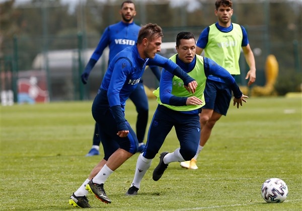 Trabzonspor'da Sivasspor maçı hazırlıkları başladı. 27 Mart 2021 13