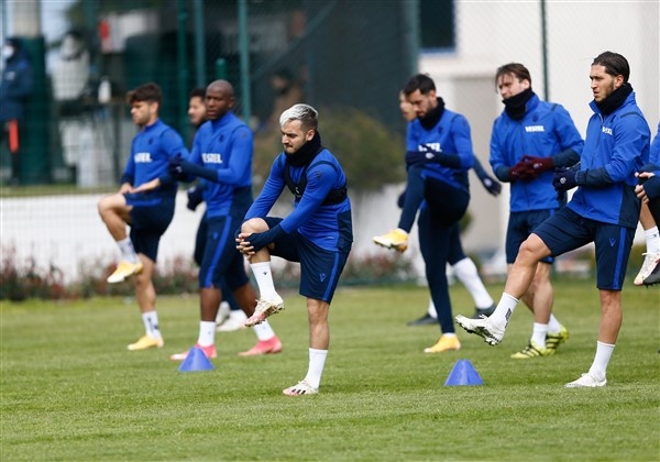 Trabzonspor'da Sivasspor maçı hazırlıkları başladı. 27 Mart 2021 2