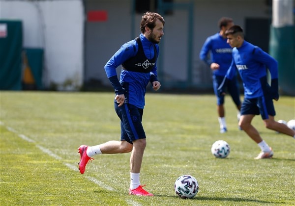 Trabzonspor'da Sivasspor maçı hazırlıkları sürüyor. 31-03-2021 1