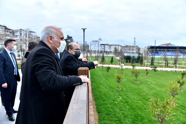 Trabzon'da Millet Bahçesinde 1. etap tamamlandı 3