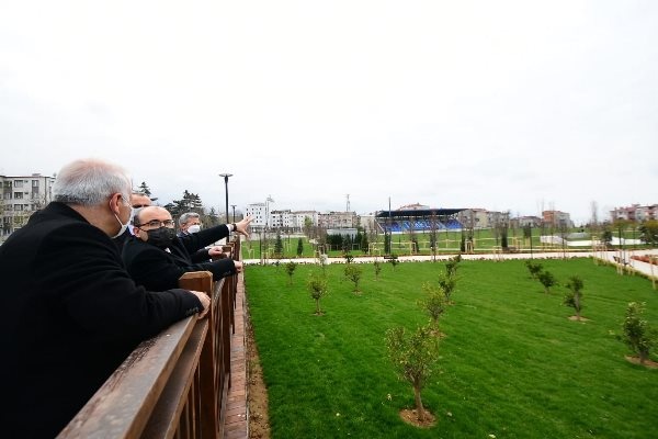 Trabzon'da Millet Bahçesinde 1. etap tamamlandı 11