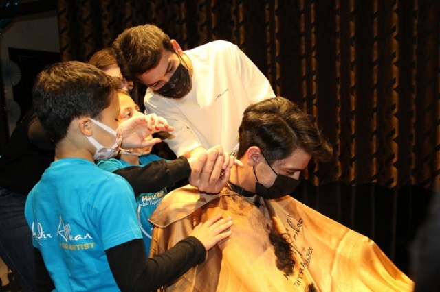 Özel çocuklarla 'Engelsiz Tıraş' etkinliği 3