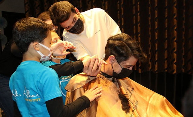 Özel çocuklarla 'Engelsiz Tıraş' etkinliği 1