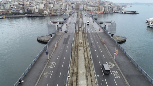 İstanbul meydanlarında kısıtlama sessizliği. Foto Galeri 10