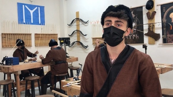 Bayburt'ta kendi oklarını ürettiler şampiyonaya hazırlanıyorlar 8