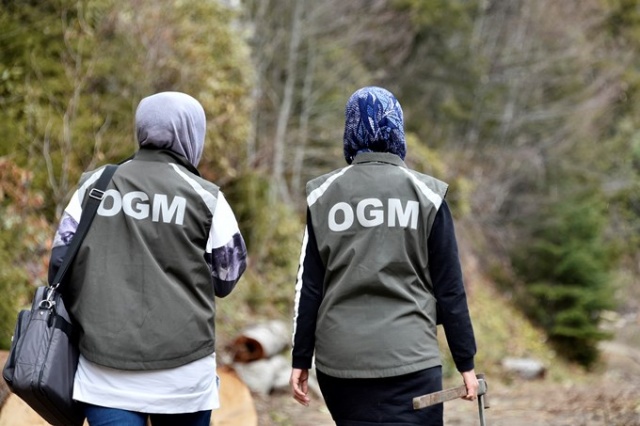 Gümüşhane'nin kadın orman muhafaza memurları görev başında! 2