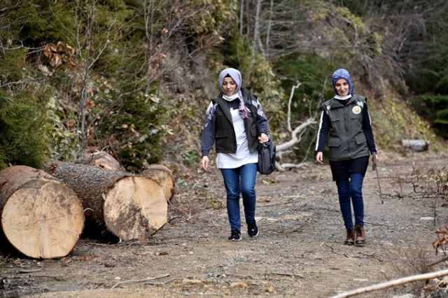 Gümüşhane'nin kadın orman muhafaza memurları görev başında! 4